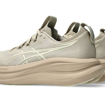 Asics Gel Nimbus 28 " Feather Grey / Cream"