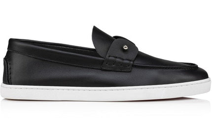 Christian Louboutin Chambeliboat Leather Loafers "Black"