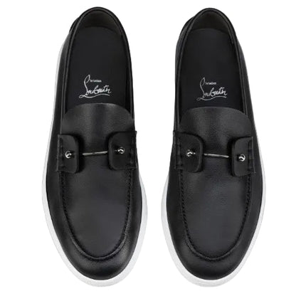 Christian Louboutin Chambeliboat Leather Loafers "Black"