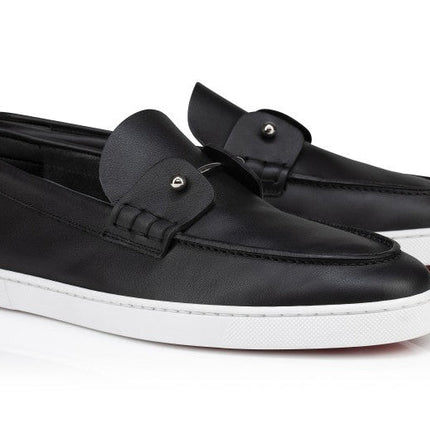 Christian Louboutin Chambeliboat Leather Loafers "Black"