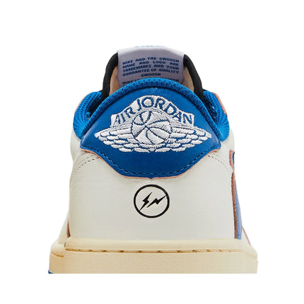 Fragment Design x Travis Scott x Air Jordan 1 Retro Low OG SP 'Sail Military Blue'