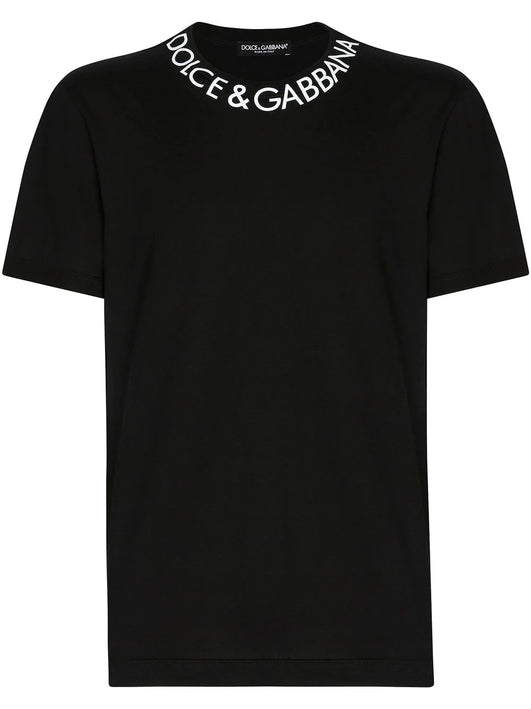 Dolce & Gabbana logo-print neckline T-shirt