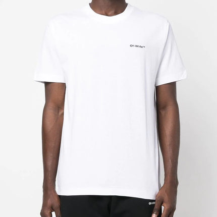 Off-White Wave Outline Diag print T-shirt