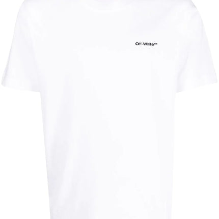 Off-White Wave Outline Diag print T-shirt