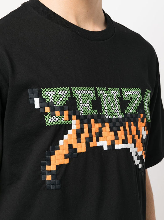 Kenzo  pixel logo-embroidered T-shirt