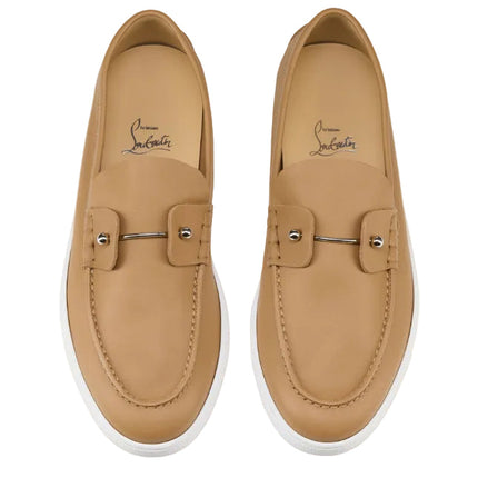 Christian Louboutin Chambeliboat Leather Loafers "Lionne"