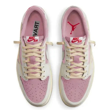 Travis Scott x Air Jordan 1 Low "Shy Pink Rose"