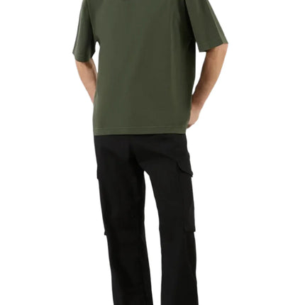 Gucci Embroidered Cotton Jersey T-Shirt Dark Green