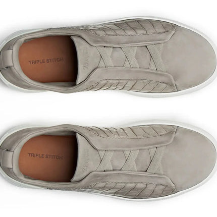 Zegna Crocodile Leather Triple Stitch "Neutrals"