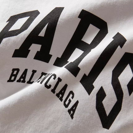 Balenciaga Paris Medium Fit T-shirt in Cotton Jersey