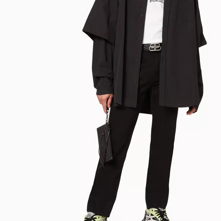 Balenciaga Paris Medium Fit T-shirt in Cotton Jersey