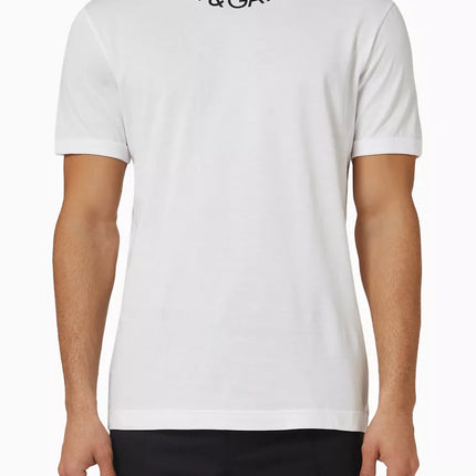Dolce & Gabbana Logo Collar T-shirt in Jersey