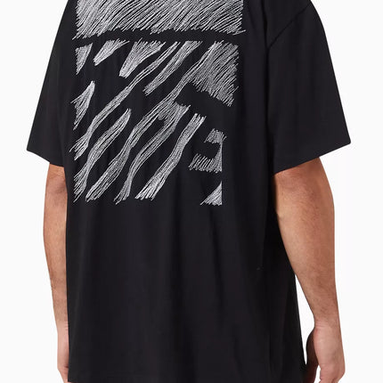 Off-White Scribble Diagonal Oversized T-shirt in Jersey