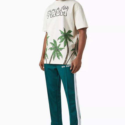 Palm Angels Skull Vintage T-shirt in Cotton Jersey