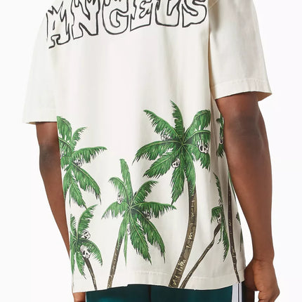 Palm Angels Skull Vintage T-shirt in Cotton Jersey