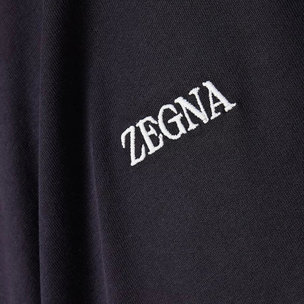 Zegna Navy Blue cotton T-shirt