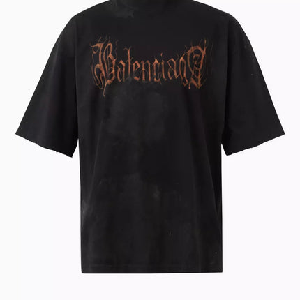 Balenciaga Heavy Metal Large Fit T-Shirt in Vintage Jersey