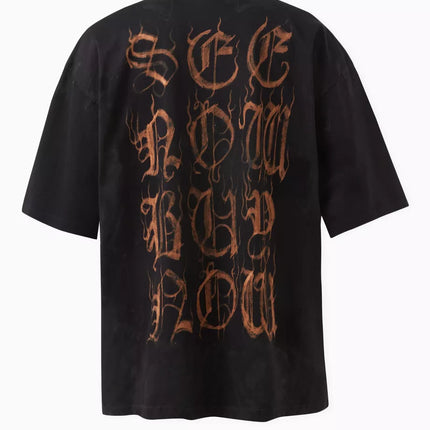 Balenciaga Heavy Metal Large Fit T-Shirt in Vintage Jersey