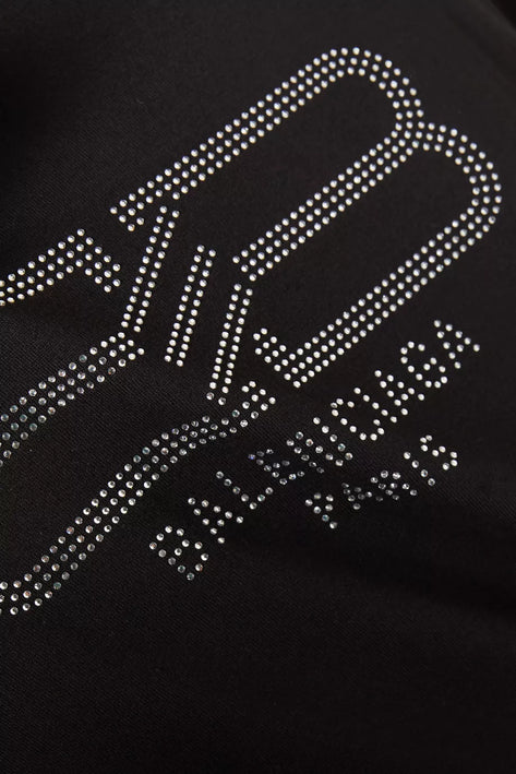 Balenciaga BB Paris Strass Medium Fit T-shirt in Vintage Jersey
