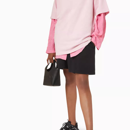 Balenciaga BB Paris Strass Medium Fit T-shirt in Vintage Jersey
