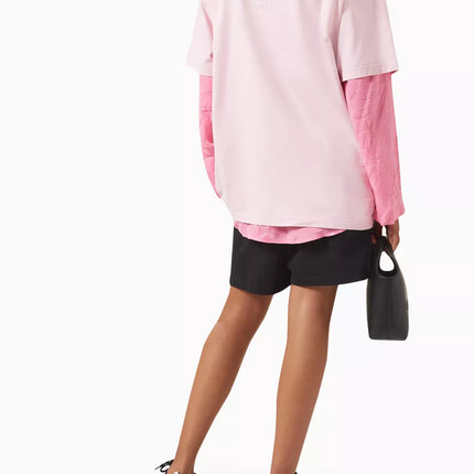 Balenciaga BB Paris Strass Medium Fit T-shirt in Vintage Jersey