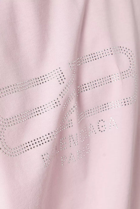 Balenciaga BB Paris Strass Medium Fit T-shirt in Vintage Jersey