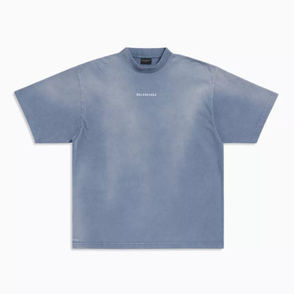 BALENCIAGA Logo Embroidered T-shirt in Cotton
