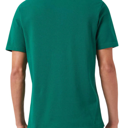 Casablanca Mint Stripe Collar Polo Green