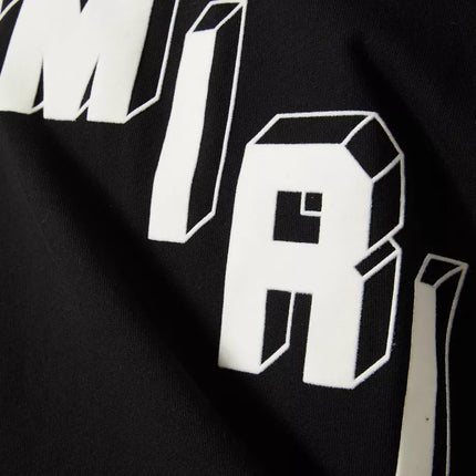 Amiri Flocked Hockey Skater T-shirt in Cotton Jersey