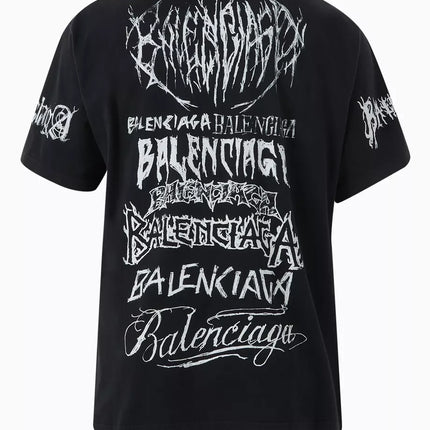 Balenciaga DIY Metal Large Fit T-shirt in Recycled Jersey