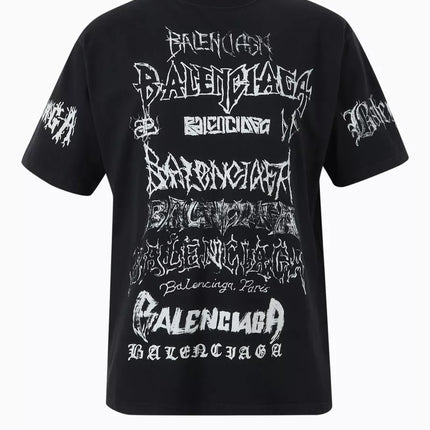 Balenciaga DIY Metal Large Fit T-shirt in Recycled Jersey