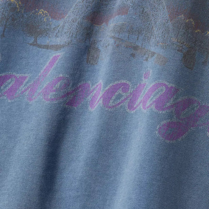 Balenciaga Unisex Paris Moon Oversized T-shirt in Vintage-jersey