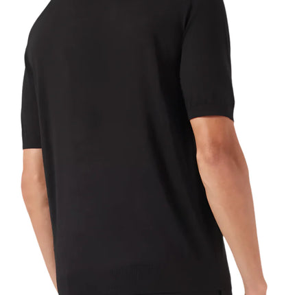 Prada Superfine wool polo shirt Black
