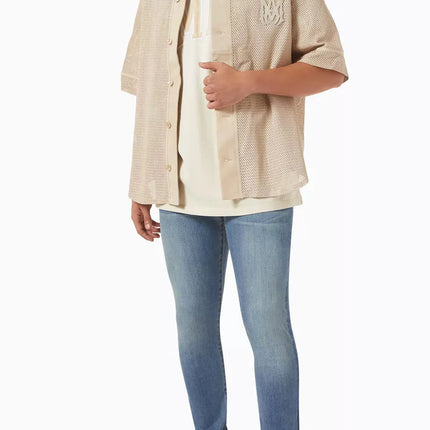 Amiri  Follow Vintage Oversized T-shirt in Cotton Neutral