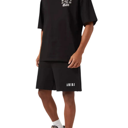 Amiri Dream Team Oversized T-shirt in Cotton Black