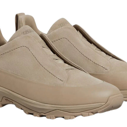 Zegna Monte Sneakers "Taupe Grey"