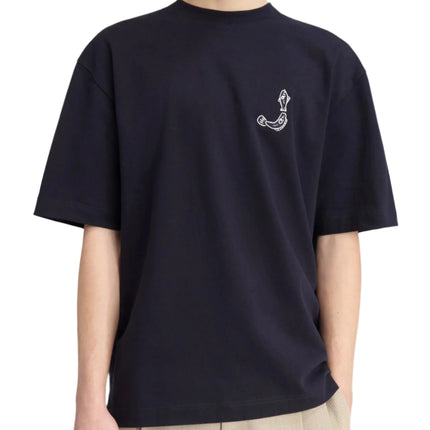 Jacquemus Printed T-Shirt The Merò Dark Navy