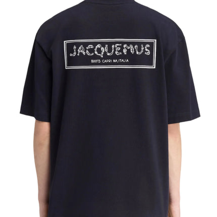 Jacquemus Printed T-Shirt The Merò Dark Navy