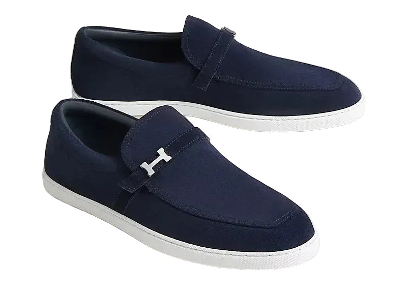 Hermes Like Loafer "Navy Blue"