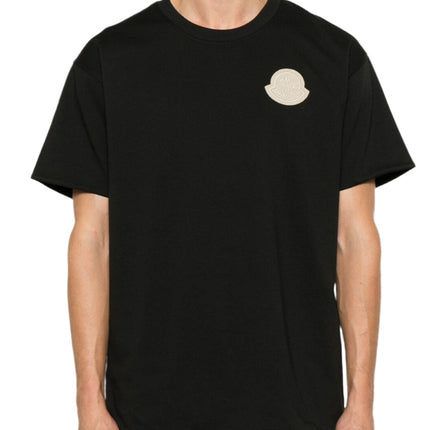 Moncler Logo Reversible T-Shirt Black
