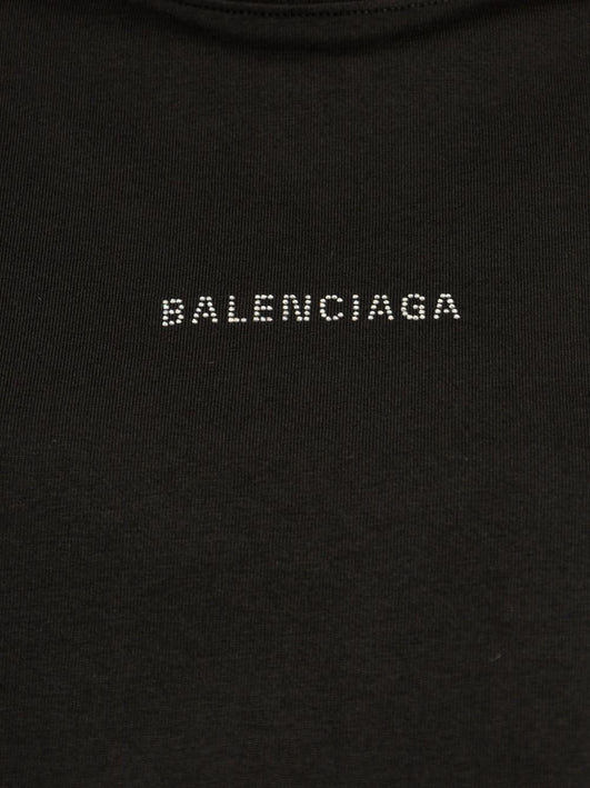 Balenciaga logo-studded T-shirt "Black"
