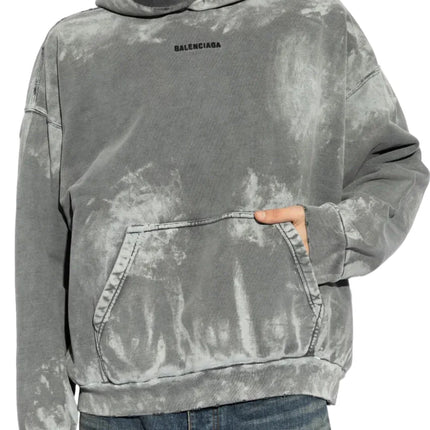 Balenciaga Gray Back Medium Fit Hoodie