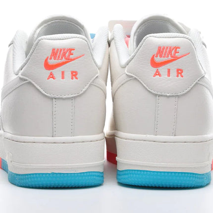 Nike Air Force 1 "07 Low White Blue Orange"