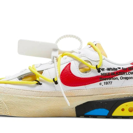 Off-White x Nike Blazer Low 'White University Red'