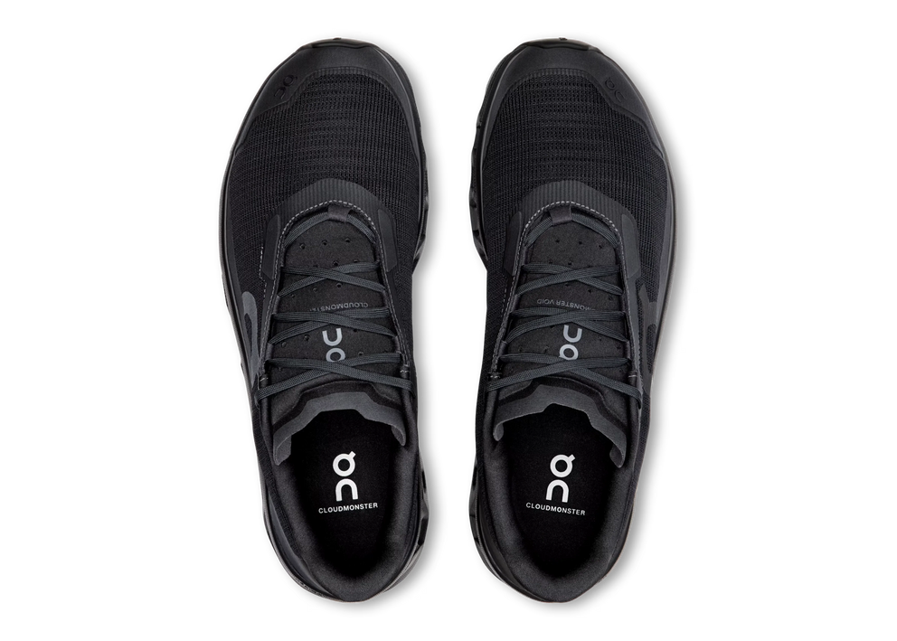 On Cloudmonster Void "Black"