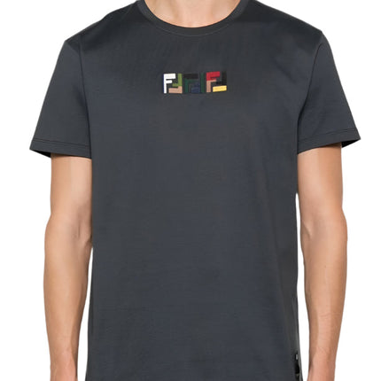 Fendi Dark gray cotton t-shirt