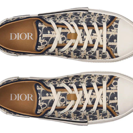 Dior B23 League Low-Top Sneaker "Blue and Beige"