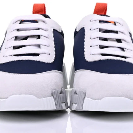 Hermès Suede and Nylon Boucning "Navy Blue/Grey"