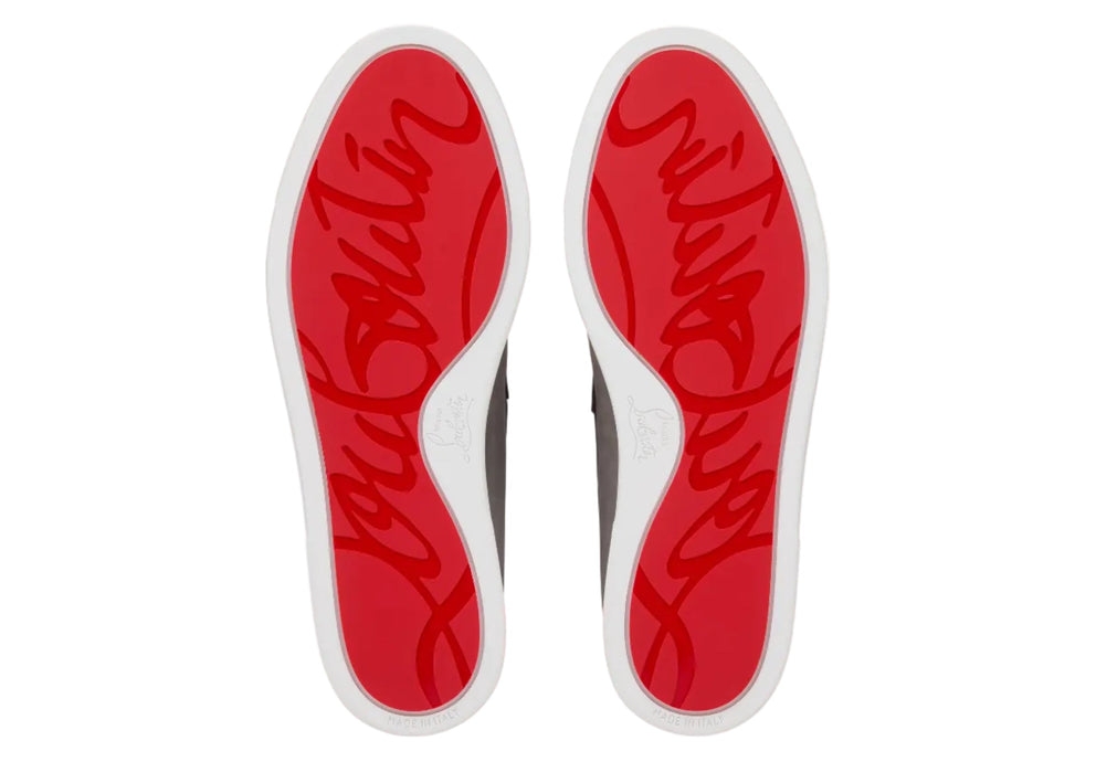 Christian Louboutin Chambeliboat Leather Loafers "Grey"