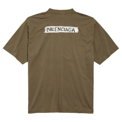 Balenciaga Masking Tape T-shirt "Khaki"